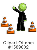 Green Design Mascot Clipart #1589802 by Leo Blanchette