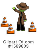 Green Design Mascot Clipart #1589803 by Leo Blanchette