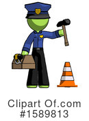 Green Design Mascot Clipart #1589813 by Leo Blanchette