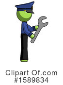 Green Design Mascot Clipart #1589834 by Leo Blanchette