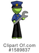 Green Design Mascot Clipart #1589837 by Leo Blanchette