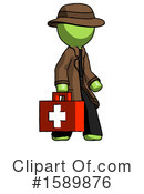 Green Design Mascot Clipart #1589876 by Leo Blanchette