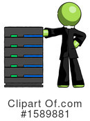 Green Design Mascot Clipart #1589881 by Leo Blanchette