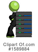 Green Design Mascot Clipart #1589884 by Leo Blanchette