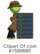 Green Design Mascot Clipart #1589885 by Leo Blanchette