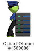Green Design Mascot Clipart #1589886 by Leo Blanchette