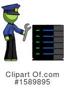 Green Design Mascot Clipart #1589895 by Leo Blanchette