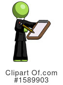 Green Design Mascot Clipart #1589903 by Leo Blanchette