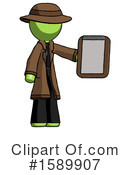 Green Design Mascot Clipart #1589907 by Leo Blanchette