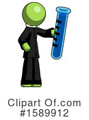 Green Design Mascot Clipart #1589912 by Leo Blanchette
