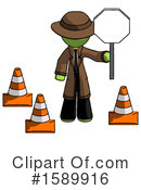 Green Design Mascot Clipart #1589916 by Leo Blanchette