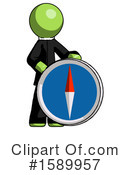Green Design Mascot Clipart #1589957 by Leo Blanchette