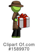 Green Design Mascot Clipart #1589970 by Leo Blanchette