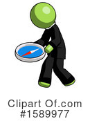 Green Design Mascot Clipart #1589977 by Leo Blanchette
