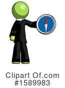 Green Design Mascot Clipart #1589983 by Leo Blanchette
