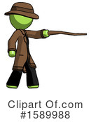 Green Design Mascot Clipart #1589988 by Leo Blanchette