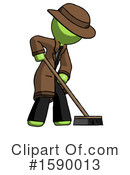 Green Design Mascot Clipart #1590013 by Leo Blanchette