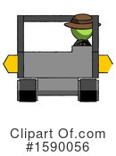 Green Design Mascot Clipart #1590056 by Leo Blanchette