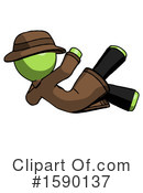 Green Design Mascot Clipart #1590137 by Leo Blanchette