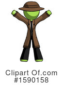 Green Design Mascot Clipart #1590158 by Leo Blanchette