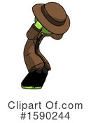 Green Design Mascot Clipart #1590244 by Leo Blanchette