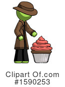 Green Design Mascot Clipart #1590253 by Leo Blanchette