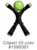 Green Design Mascot Clipart #1590301 by Leo Blanchette