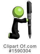 Green Design Mascot Clipart #1590304 by Leo Blanchette