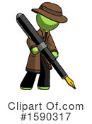 Green Design Mascot Clipart #1590317 by Leo Blanchette