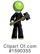 Green Design Mascot Clipart #1590355 by Leo Blanchette