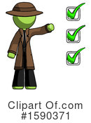 Green Design Mascot Clipart #1590371 by Leo Blanchette
