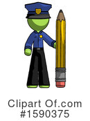 Green Design Mascot Clipart #1590375 by Leo Blanchette