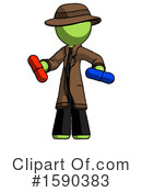 Green Design Mascot Clipart #1590383 by Leo Blanchette