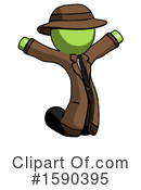 Green Design Mascot Clipart #1590395 by Leo Blanchette