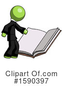 Green Design Mascot Clipart #1590397 by Leo Blanchette