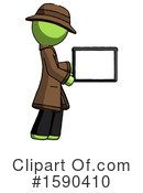 Green Design Mascot Clipart #1590410 by Leo Blanchette
