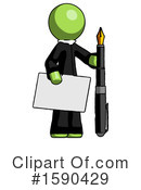 Green Design Mascot Clipart #1590429 by Leo Blanchette