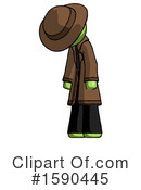Green Design Mascot Clipart #1590445 by Leo Blanchette