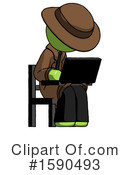 Green Design Mascot Clipart #1590493 by Leo Blanchette