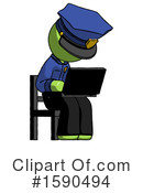 Green Design Mascot Clipart #1590494 by Leo Blanchette