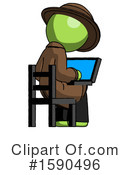 Green Design Mascot Clipart #1590496 by Leo Blanchette