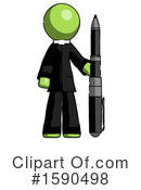 Green Design Mascot Clipart #1590498 by Leo Blanchette