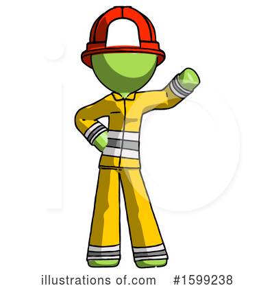 Royalty-Free (RF) Green Design Mascot Clipart Illustration by Leo Blanchette - Stock Sample #1599238