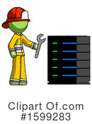 Green Design Mascot Clipart #1599283 by Leo Blanchette