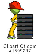 Green Design Mascot Clipart #1599287 by Leo Blanchette