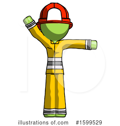 Royalty-Free (RF) Green Design Mascot Clipart Illustration by Leo Blanchette - Stock Sample #1599529