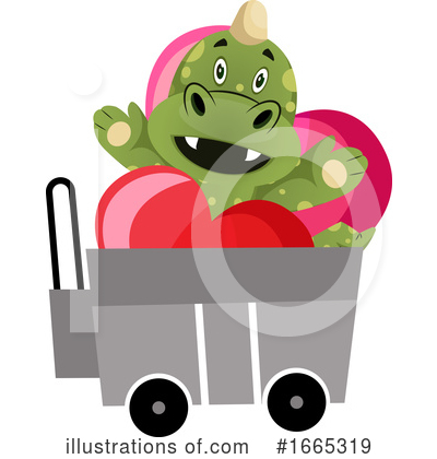 Royalty-Free (RF) Green Dragon Clipart Illustration by Morphart Creations - Stock Sample #1665319