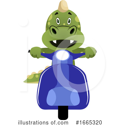 Royalty-Free (RF) Green Dragon Clipart Illustration by Morphart Creations - Stock Sample #1665320