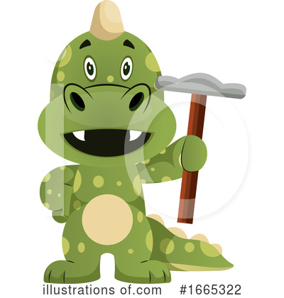 Royalty-Free (RF) Green Dragon Clipart Illustration by Morphart Creations - Stock Sample #1665322