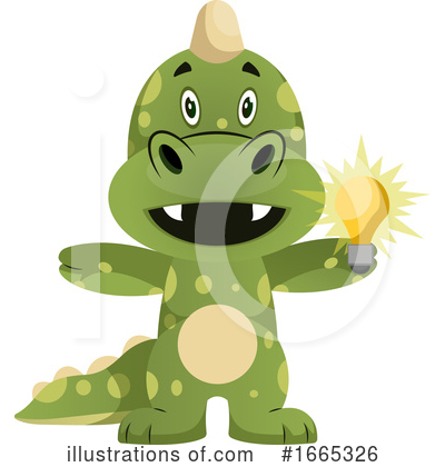 Royalty-Free (RF) Green Dragon Clipart Illustration by Morphart Creations - Stock Sample #1665326